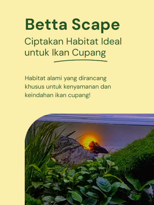 Betta Scape : Ciptakan Habitat Ideal untuk Ikan Cupang